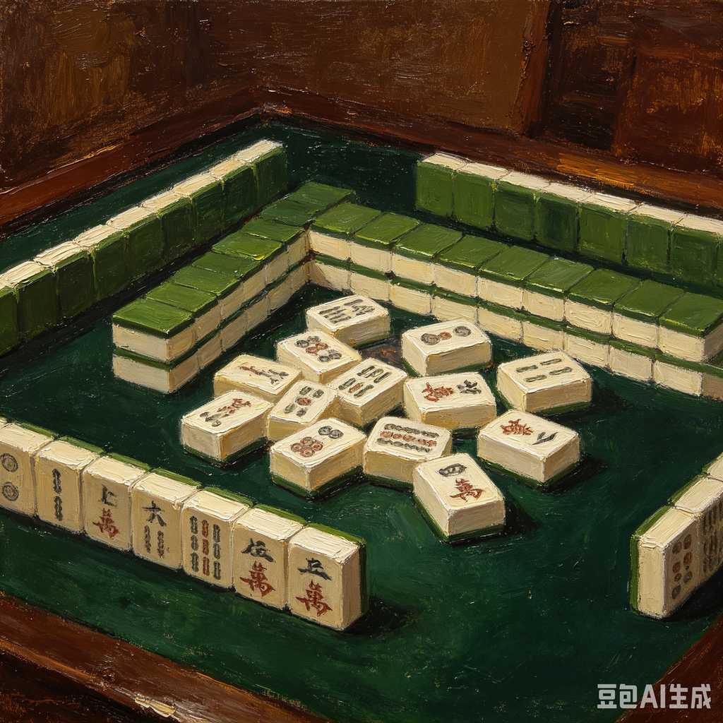 water resistant print mahjong tiles