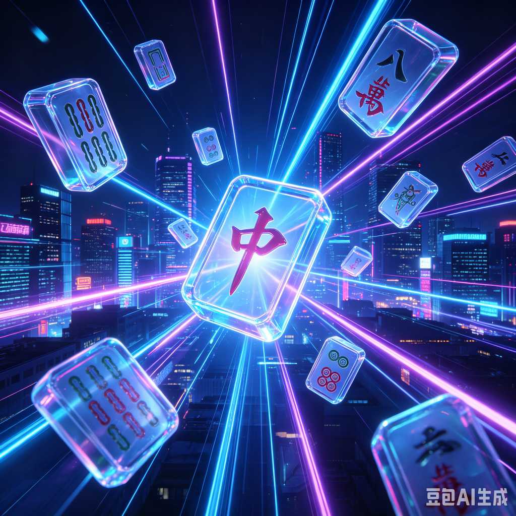 bright print mahjong tiles